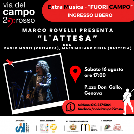 L'attesa, a genova il concerto di marco rovelli